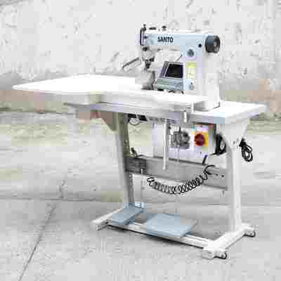 Flatbed Industrial Sewing Machine 750W Sleeve Setting Machine With 8mm Presser Foot Lift