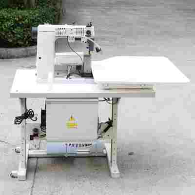 Flatbed Industrial Sewing Machine 750W Sleeve Setting Machine With 8mm Presser Foot Lift