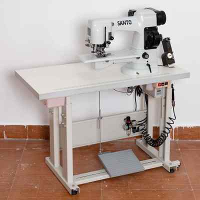 Curved Needle Industrial Blind Stitch Machine For Double Faced Wool Fabric 220V