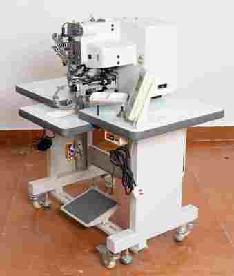 Industrial Button Sewing Machine With Dual Button Feeding 2 Stitch Tension