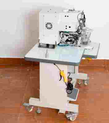 CE ISO Industrial Button Sewing Machine With Dual Button Feeding 2 Types