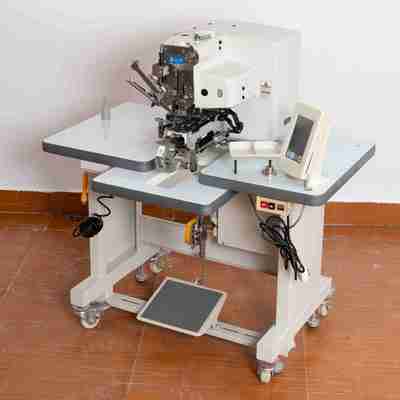 Automatic Industrial Button Sewing Machine With 100 Pattern Storage Touchscreen