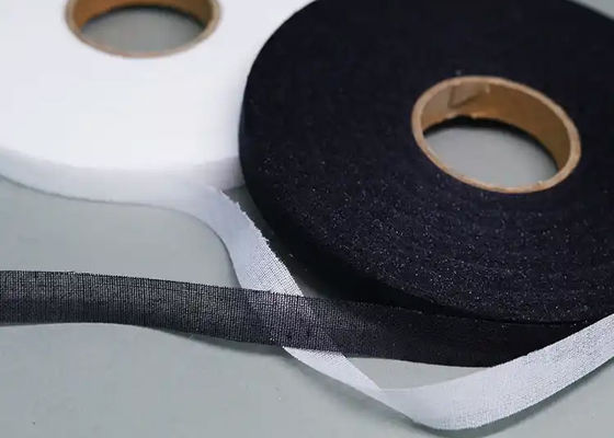 60-80g/M2 Black Cotton Interfacing Strip For Garment Reinforcement