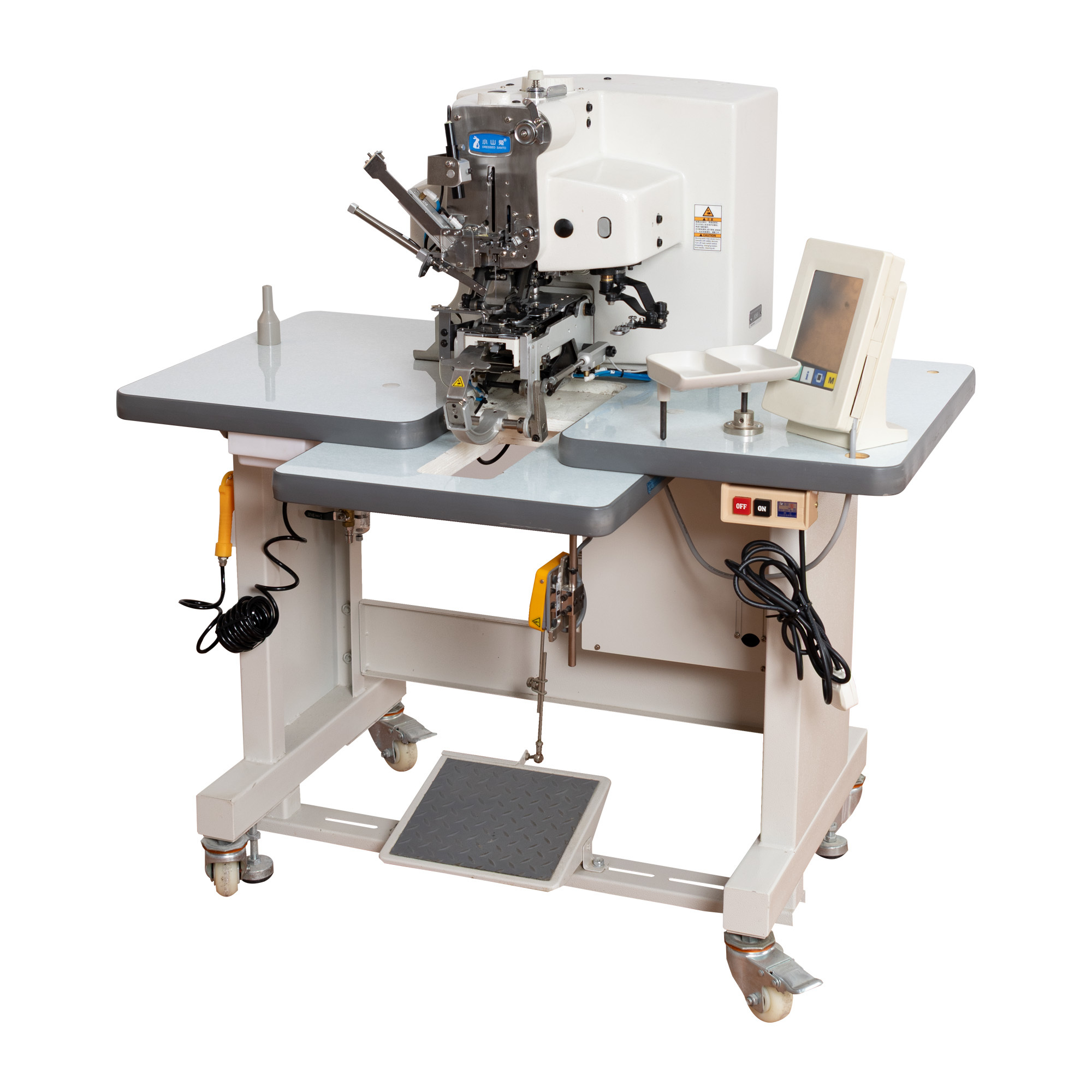 Button Phots Machine High Speed Industrial Button Fixing Machine With Touchscreen For Snap ...